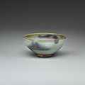Small Circular Wine Bowl with Purple Splashes, Jin dynasty, 1115-1234, 12th-13th century