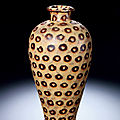 A fine and rare spotted jizhou vase, meiping, southern song dynasty, 12th-13th century