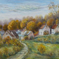 Un village en automne