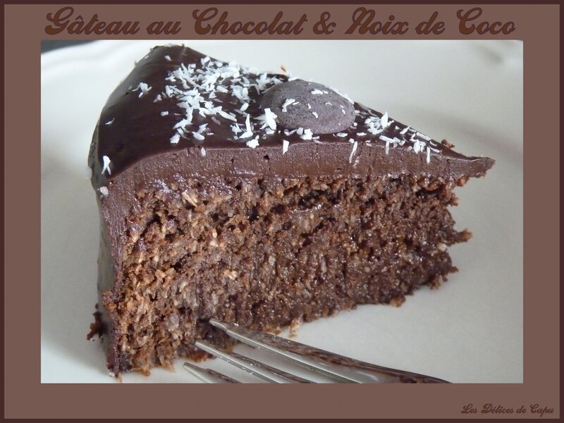 Gâteau au chocolat et noix de coco1