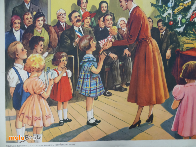 Collection Affiche SCOLAIRE LE SAPIN DE NOEL / CHEZ LA FLEURISTE