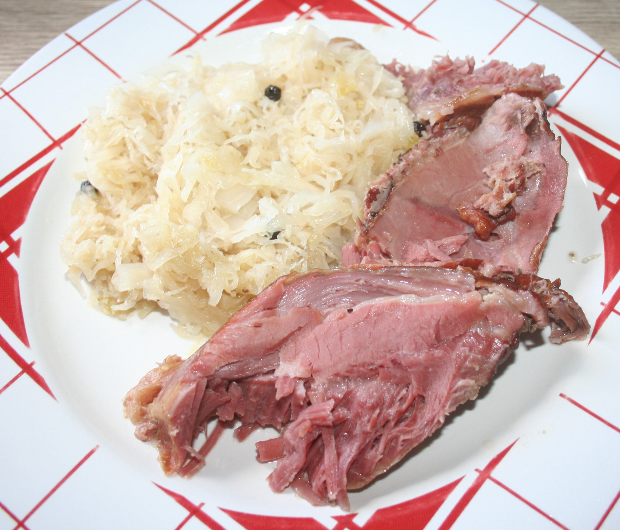 Palette de porc fumée à la choucroute - amafacon