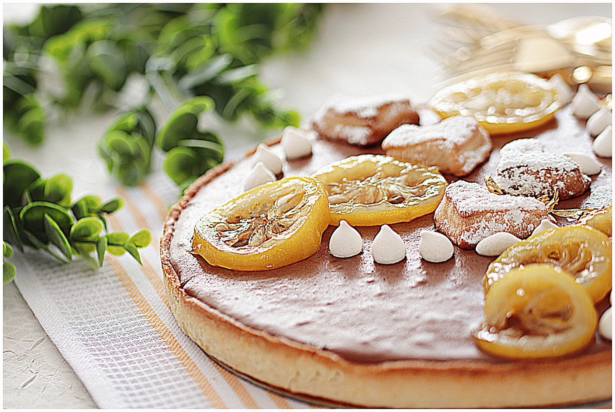 Tarte Au Citron Et Chocolat Nicole Passions