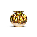 A small sancai-glazed pottery jar, Tang dynasty