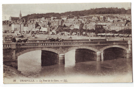 14 - TROUVILLE - Le Pont de la Gare