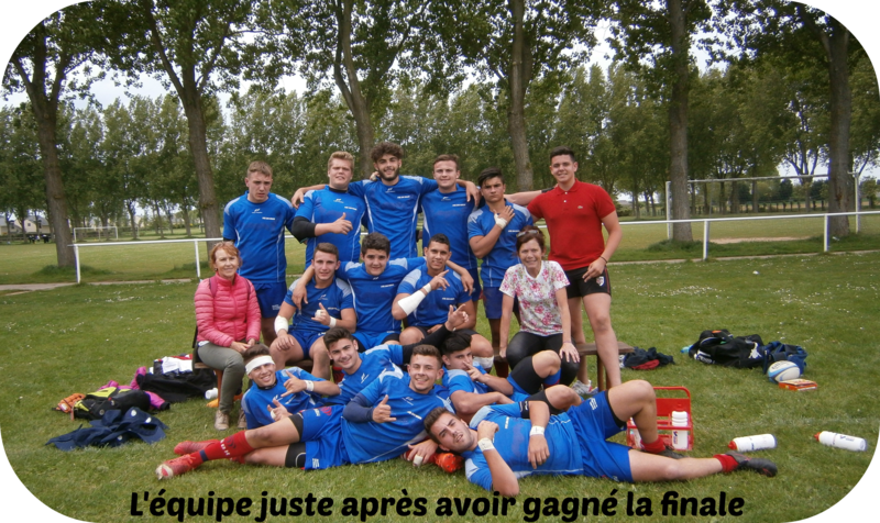 3équipe juste après la finale gagnée