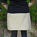 Ma mini-jupe trapèze et zébrée