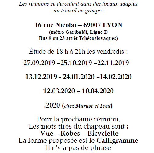 groupe d'étude