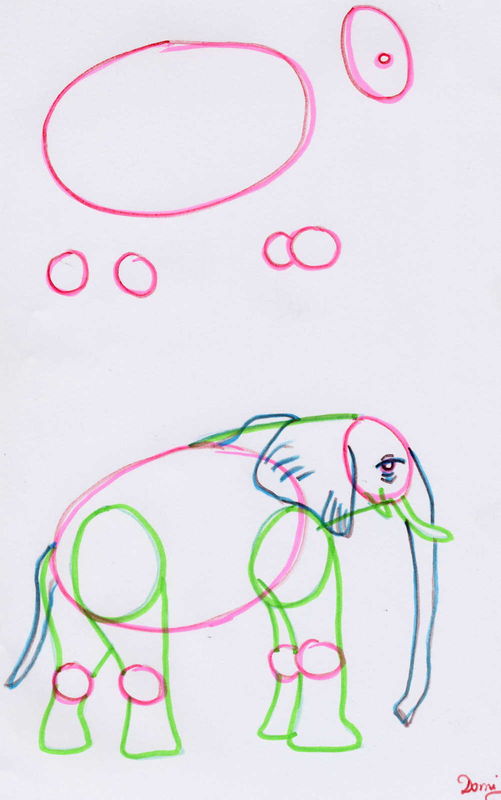 Comment Dessiner Un Elephant Domi Dessins Et Peintures