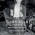 Gabrielle chanel, manifeste de mode - exposition au palais galliéra