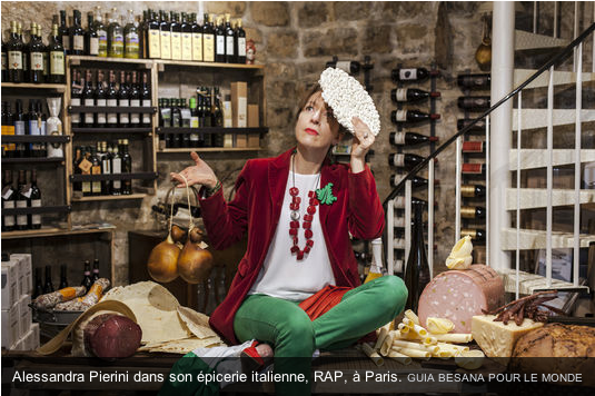 RAP dans les médias - Bienvenue à l'épicerie italienne RAP de Paris, chez Alessandra  Pierini.
