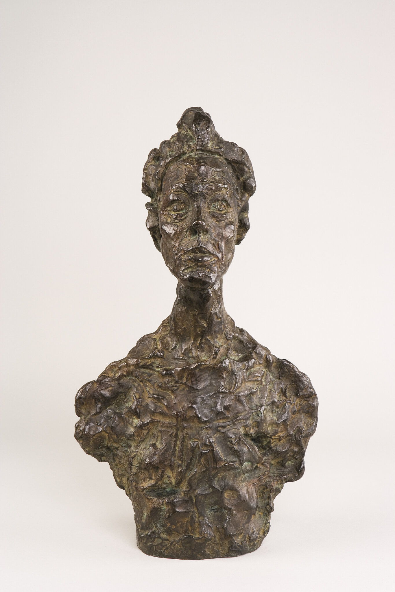 Fondation Giacometti - Figurine sur grand socle