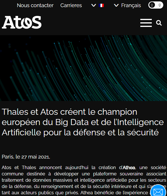 2022-08-21 22_47_10-Thales et Atos créent le champion européen du Big Data et de l’Intelligence Arti