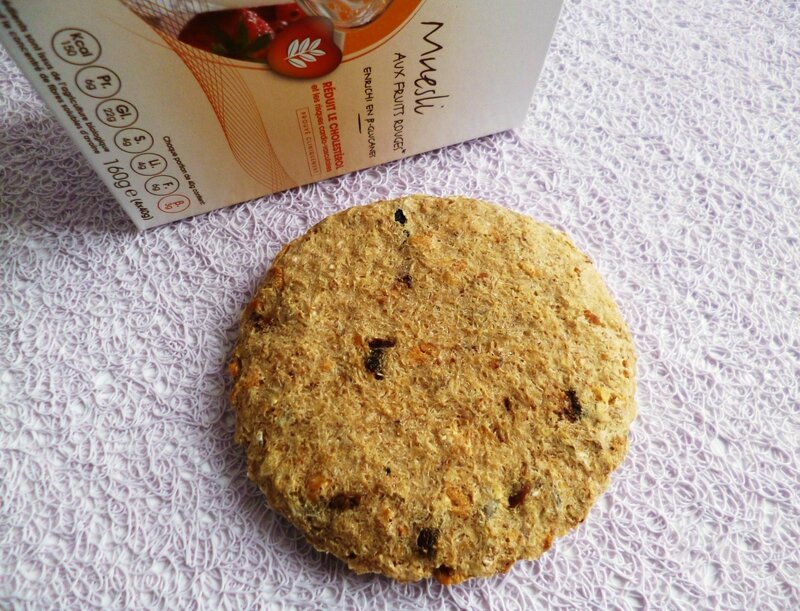 cookiecake protéiné amande au muesli fruits rouges anticholestérol