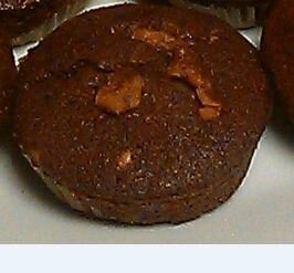 Muffin coeur praliné