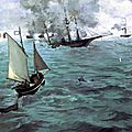 Manet, combat du Kearsage et de l'Alabama