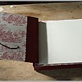 Album carton esprit gustavien rouge 3