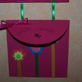 miroir rose avec enveloppe a secrets