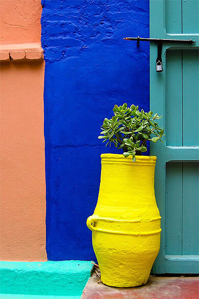 photo 3 les harmonies de couleurs Majorelle