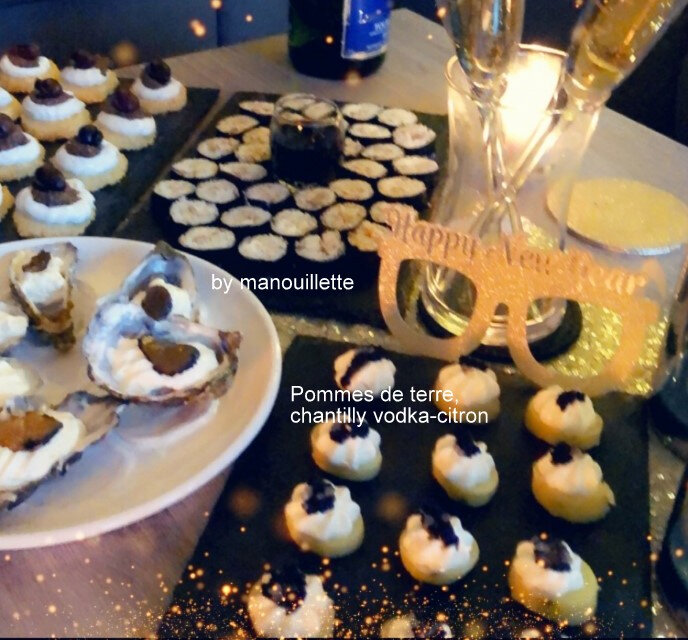 Pomme de terre à la chantilly vodkacitron Par pure gourmandise