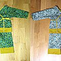 Ensemble Kimono réversible