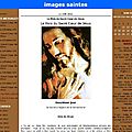 A propos des publicités sur le site images saintes