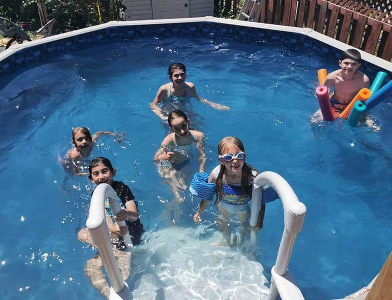 enfants piscines