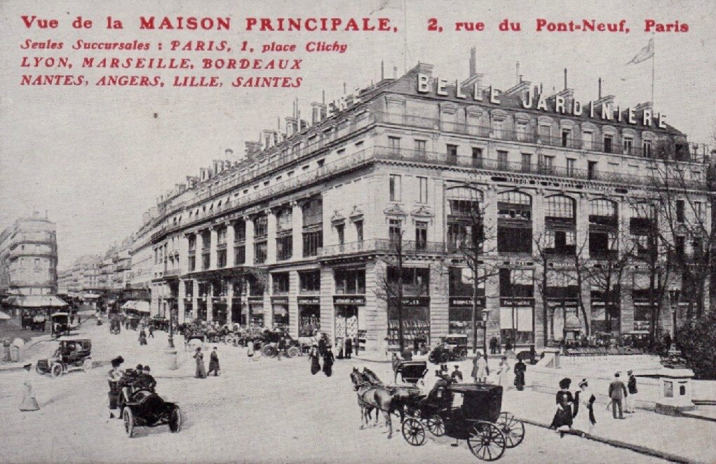la Belle Jardinière, 2 rue du Pont-neuf Carte postale vers 1900