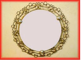 Miroir vintage fer forgé