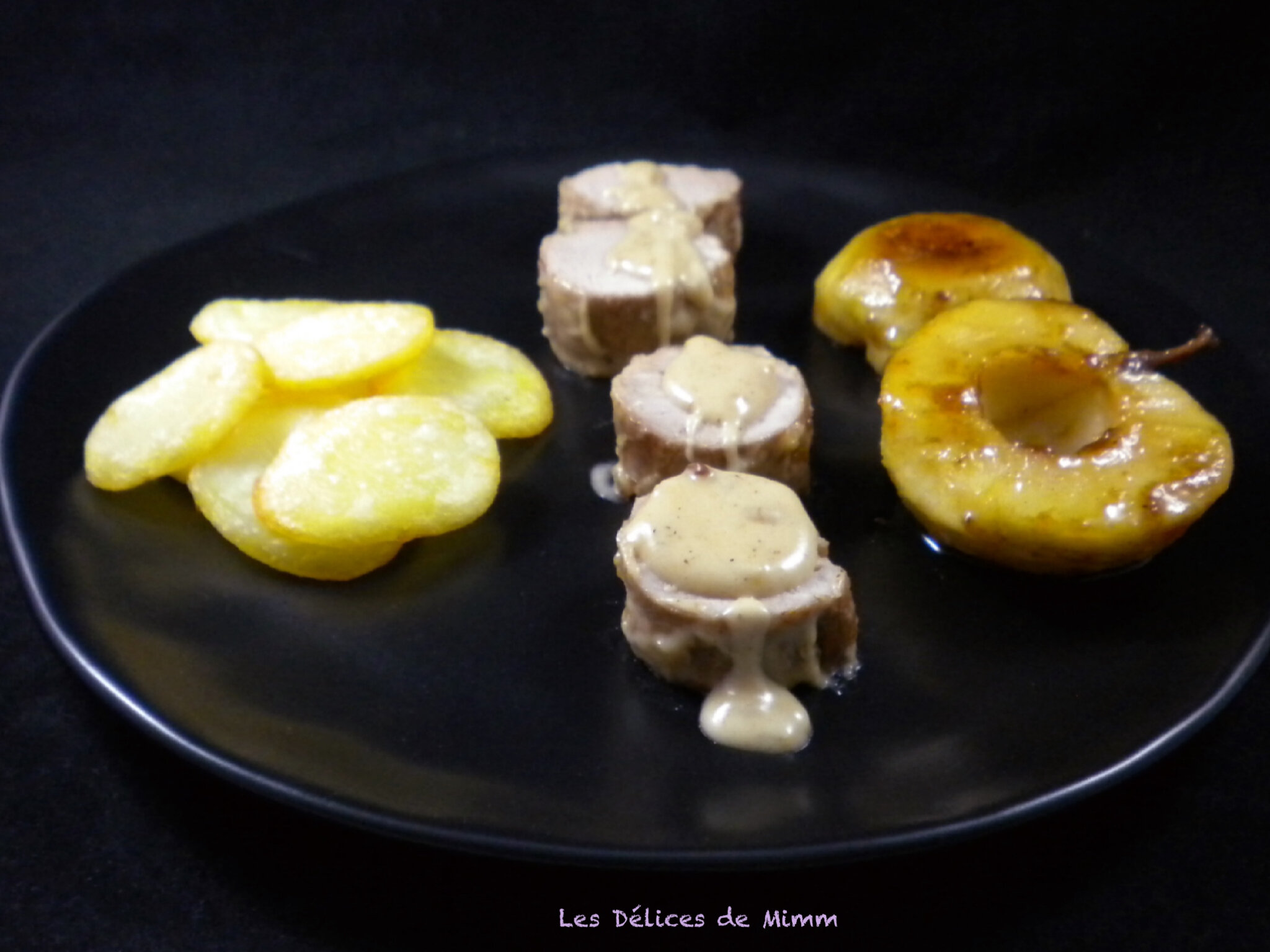 Filet Mignon De Porc Ibérique Au Cidre Pommes Confites Au