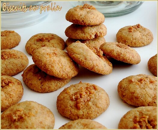 biscuits au pralin