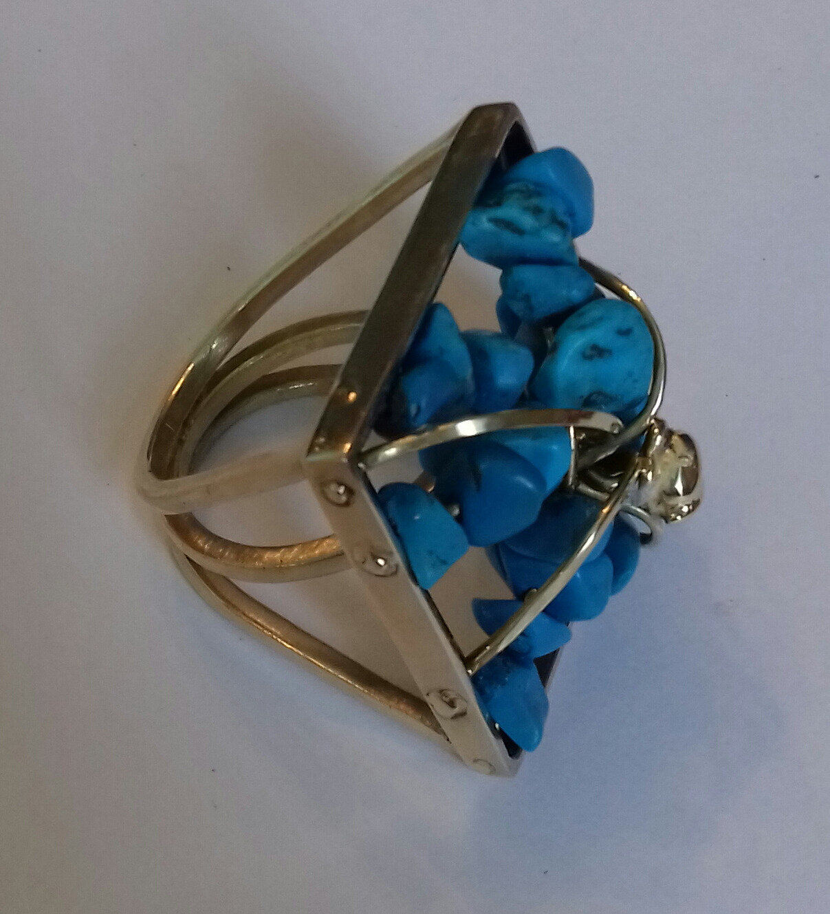 bague or turquoise