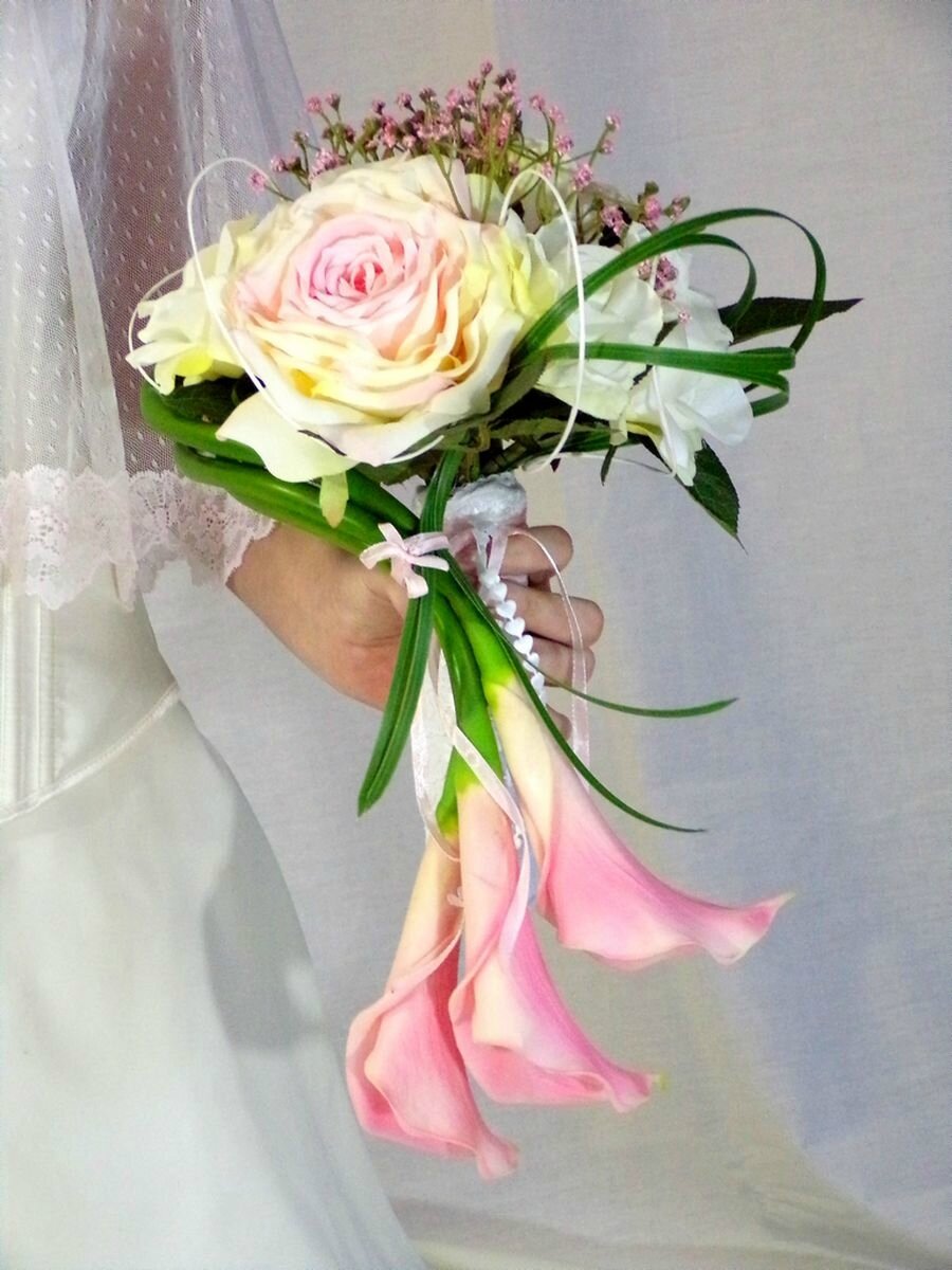 Bouquet de mariée romantique - Douce Fantaisie