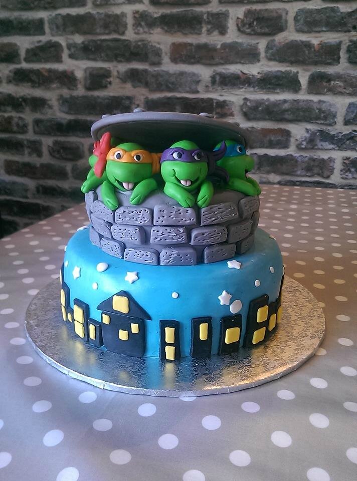 Tortues Ninjas Cake Flo Et Ses Petits Travaux