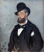 Monet, portrait de Leon Monet 1874