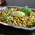 Lentilles soufflées-dip- mezze- cuisine indienne authentique