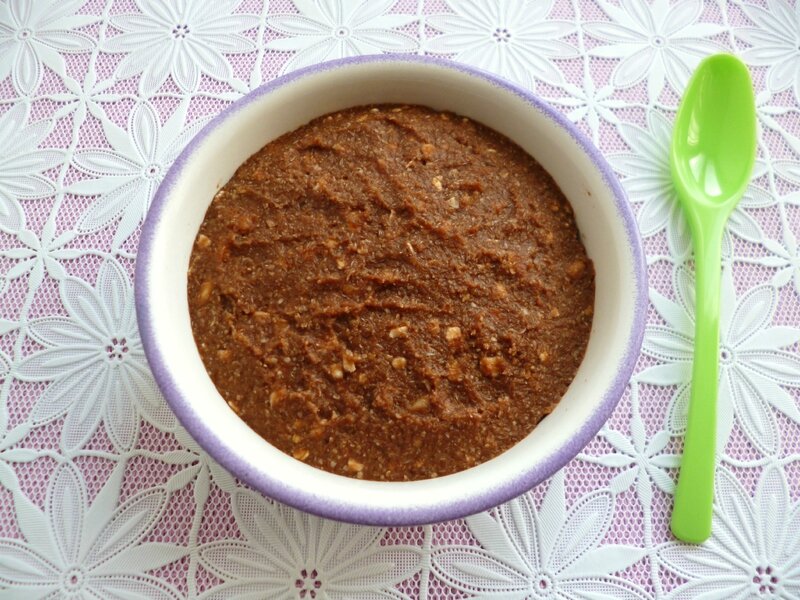 Gateau Cru Hyperproteine Dietetique Cacao Pomme Cannelle Avec Avoine Et Psyllium Sans Oeuf Ni Beurre Ni Sucre Riche En Fibres Mes Gourmandises Dietetiques