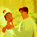 Gif animation la princesse et la grenouille