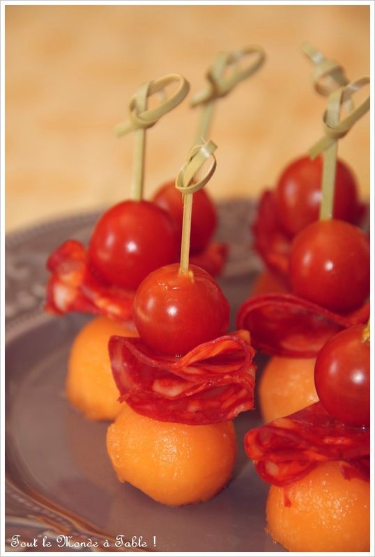 Brochette Apéritive Tomate Chorizo - La Cuisinade