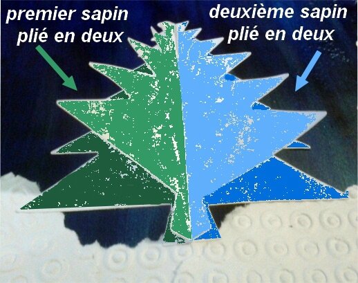 152_Noël et Nouvel an_ Carte Blanc Bleu Argent (27ex)