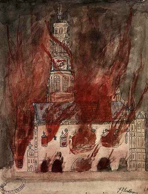 Incendie eglise d Arras
