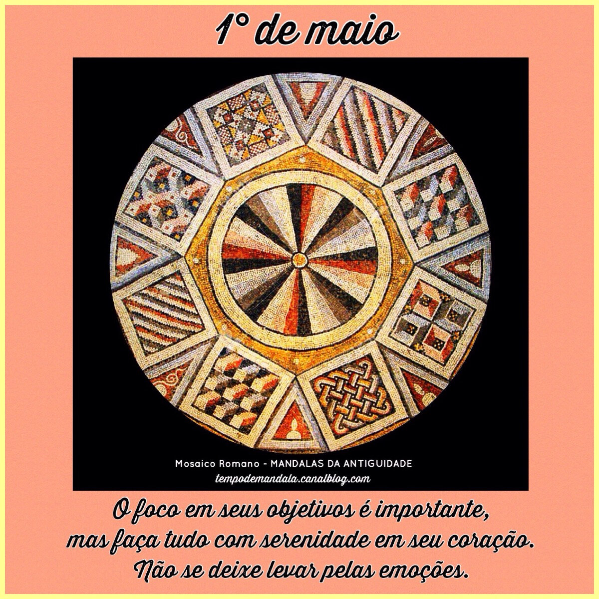 MENSAGEM DO DIA 01 DE AGOSTO - Tempo de Mandala - Mandala, Arte &  Arteterapia