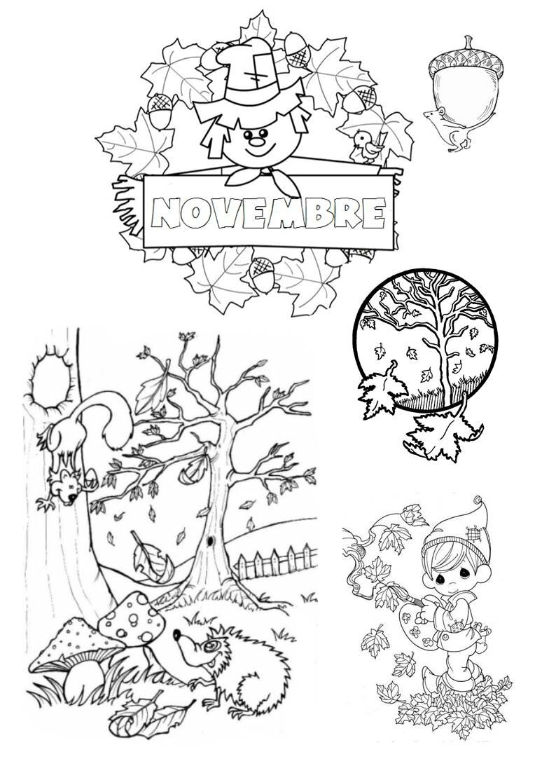 Coloriages novembre  Assistante Maternelle Argenteuil  Orgemont