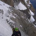 Aiguille du Chardonnet, Goulotte Escarra 26.10.2008