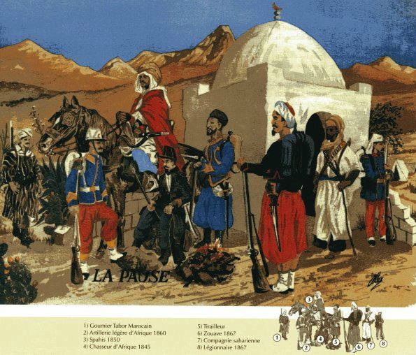 figurines unités coloniales