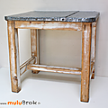 Mobilier ... ancienne table * atelier 