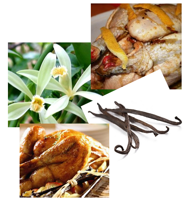 Poulet au citron et à la vanille de Tahiti Les passions d'Ema Poulet au citron et à la vanille de Tahiti Les passions d'Ema