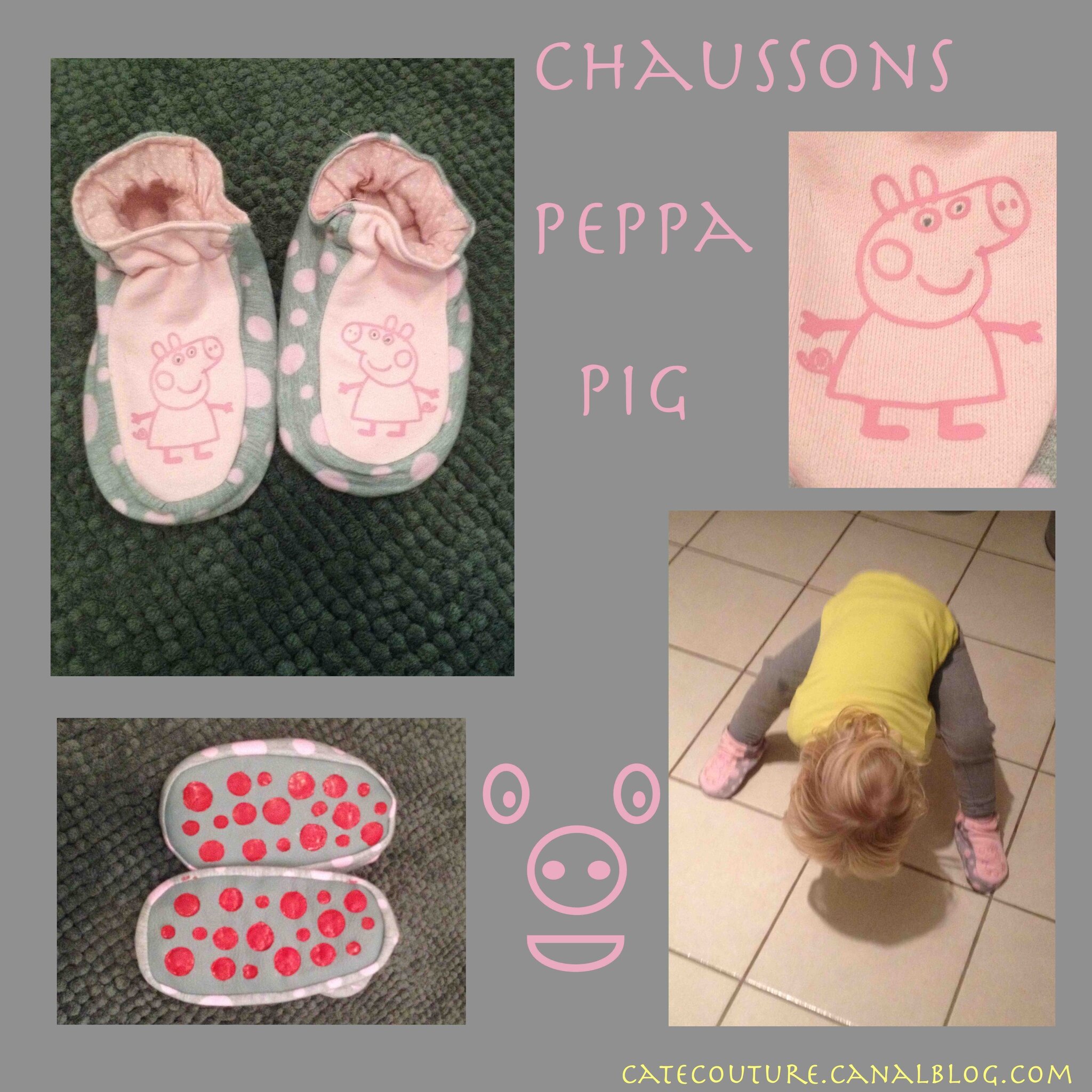 chaussons peppa pig