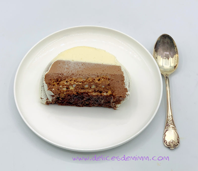 Bûche de Noël aux 3 chocolats 5