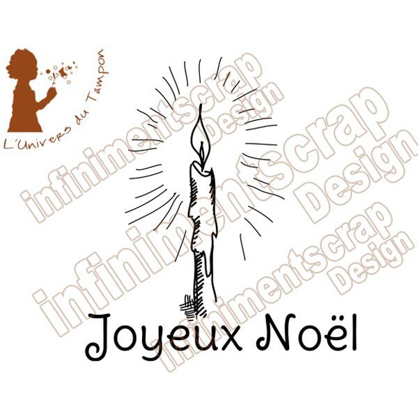 bougie joyeux noël